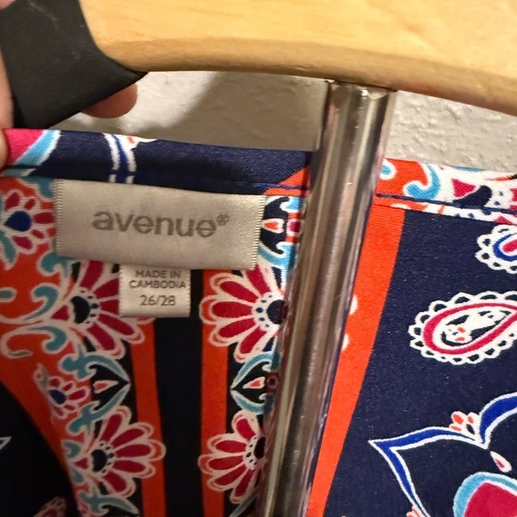 Avenue Sleeveless Boho Top Size 26/28 - Picture 4 of 5